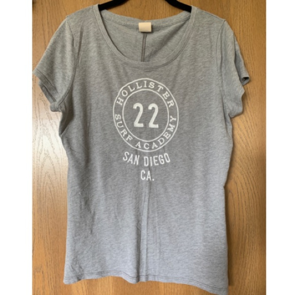 Large Gray Hollister Top